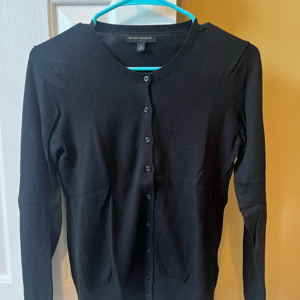 Banana Republic Classic Black Cardigan